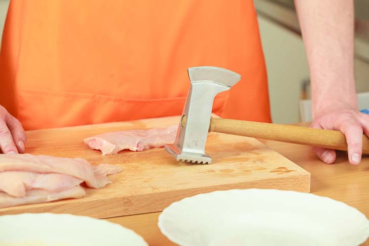 Mazo para ablandar el pollo