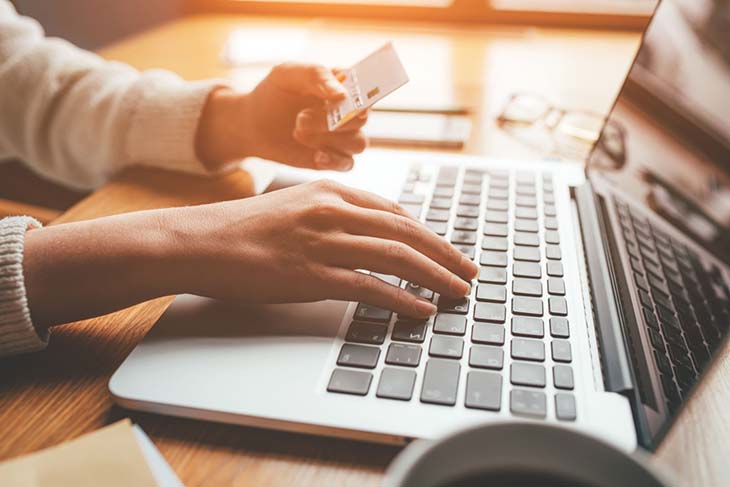 las compras en línea