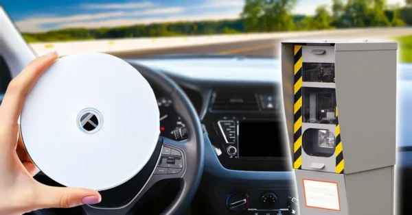 ¿Por qué los conductores ponen un CD en el parabrisas del coche?