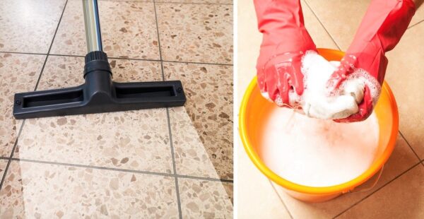 Preparado casero para limpiar el piso de casa