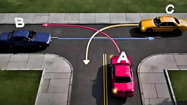 ¿Qué coche tiene el derecho de paso? Incluso los más experimentados se confundirán