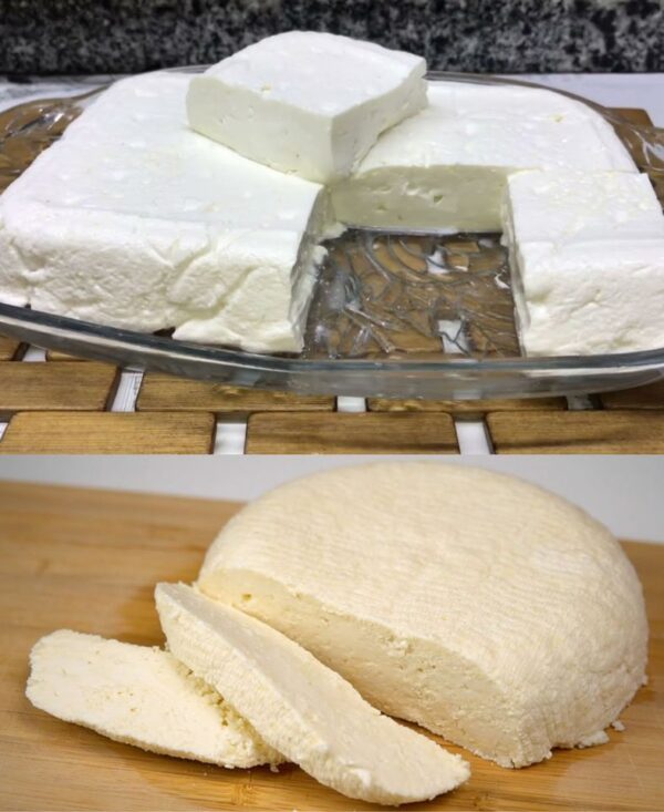 Receta: Queso casero con 1 litro de leche, medio limón y 1 yogur