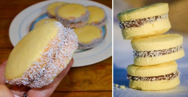 Receta de alfajores de Maizena rellenos de dulce de leche