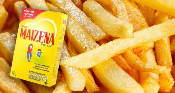 Receta de papas fritas crocantes con Maizena