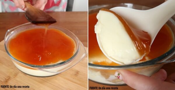 Receta de postre sencillo a base de leche sin utilizar el horno
