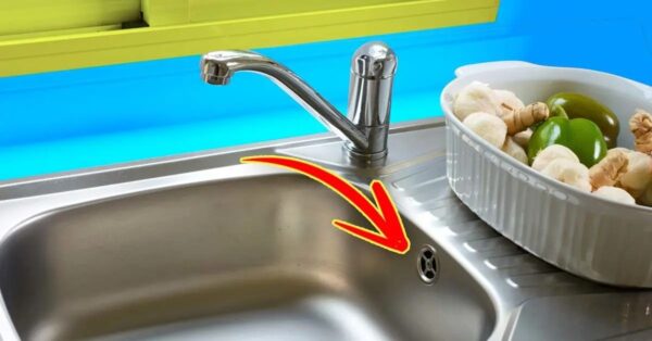 ¿Sabes para qué sirve el agujerito del fregadero? Una función poco conocida pero muy útil.