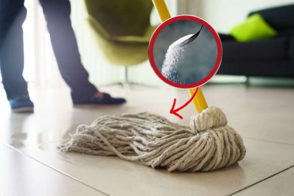 Sal en la fregona, basta con una cucharada, ¡mi abuela siempre lo hacía! ¡Y qué resultados!