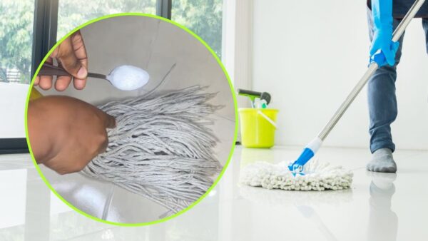 Sal en la fregona, con una cucharada basta: el increíble truco de las amas de casa