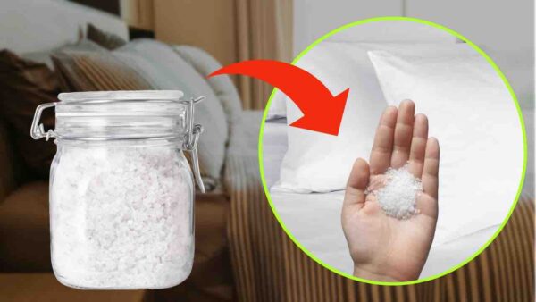 Sal gruesa en el dormitorio, date prisa y ponla debajo de la almohada: te cambia la vida