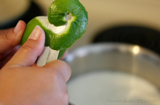 Te de cáscara de limón