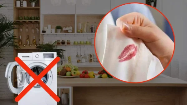 Telas manchadas de maquillaje, deja la lavadora sola: solo necesitas 1 cosa y está en la cocina