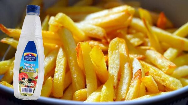 Truco de VINAGRE para hacer papas fritas CRUJIENTES