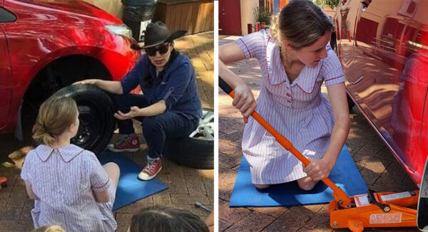 Un colegio de Australia implementó educación mecánica de autos a sus alumnas