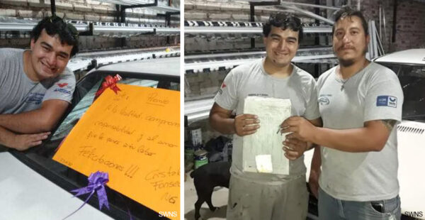 Un jefe decide ayudar a su empleado y le regala un auto para que pueda ir al trabajo sin tener que caminar largos kilometros