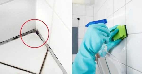 Un truco natural para limpiar el jabón y las escamas pegadas en los azulejos del baño