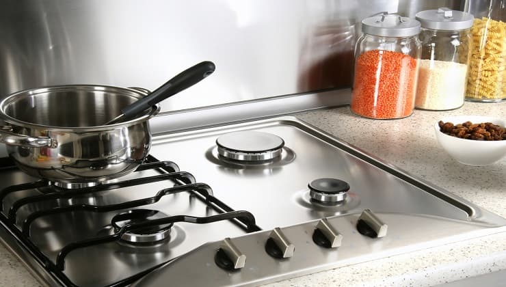 Estufa de cocina brillante Estufa de cocina brillante