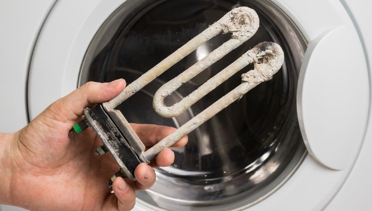 Calcare nella lavatrice