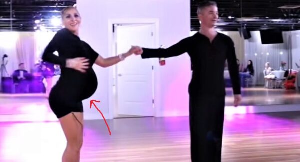 Video de mujer embarazada de 9 meses bailando salsa