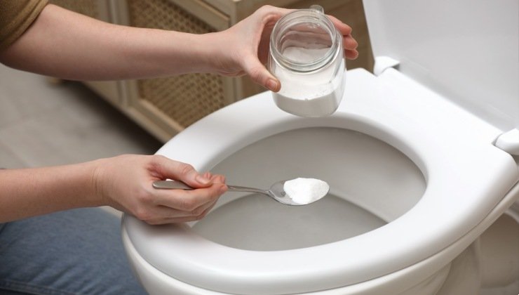 Bicarbonato de sodio en el baño