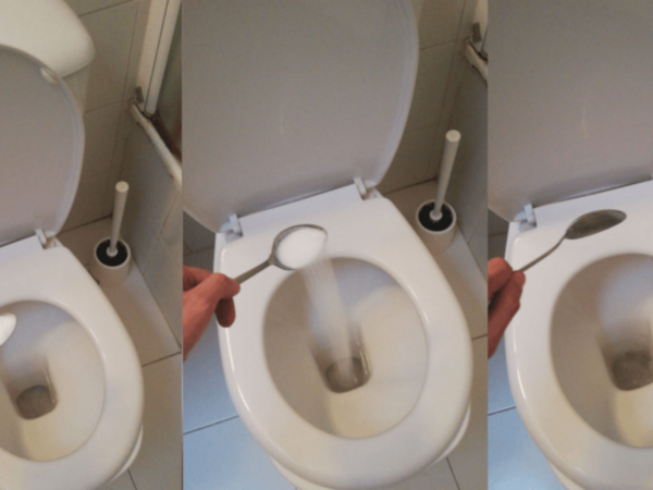 ¡Vierte un poco de sal en el inodoro, espera y luego disfruta del resultado!