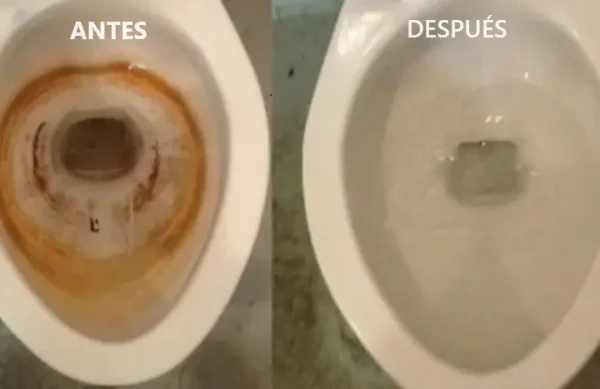¿Óxido en el inodoro? Puedes eliminarlo con este ingrediente.