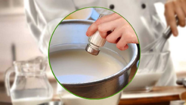 Aggiungete un pizzico di sale al latte: adorerete questo consiglio