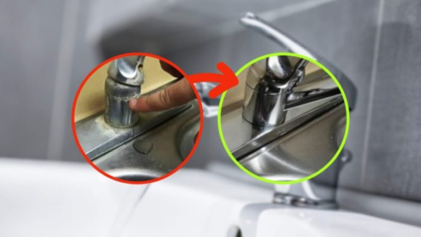 Calcare ostinato sui rubinetti, da risolvere con il metodo del panno annodato