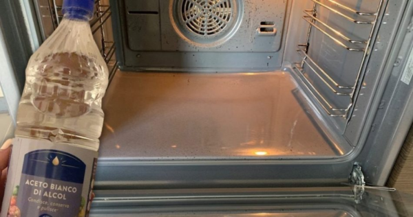 Come sgrassare e pulire tutto il forno con l’aceto