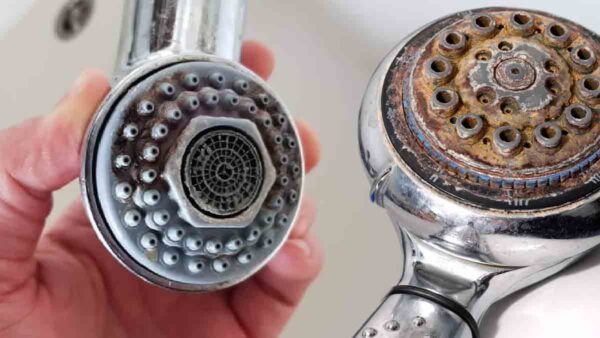 Doccia piena di calcare? Rimuoverlo è molto semplice: avete tutto ciò che vi serve in cucina.