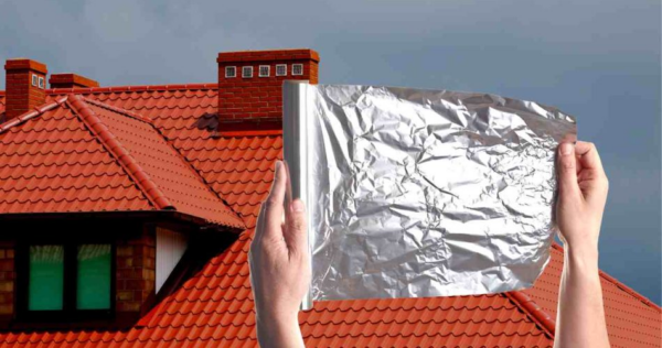 Foglio di alluminio perché lo hanno messo sul tetto di casa: inaspettato