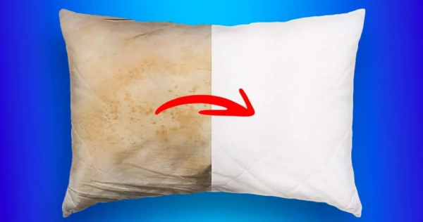 Macchie gialle sul cuscino? Il trucco magico per farlo sembrare un nuovo sforzo