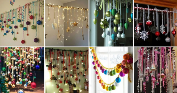 10 ideias maravilhosas para decorar com bolas de Natal
