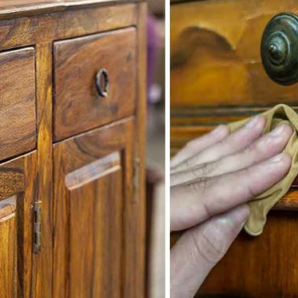 2 técnicas infalíveis para limpar móveis de madeira naturalmente: muito baratas