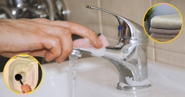 5 truques para limpar todo o banheiro em 10 minutos