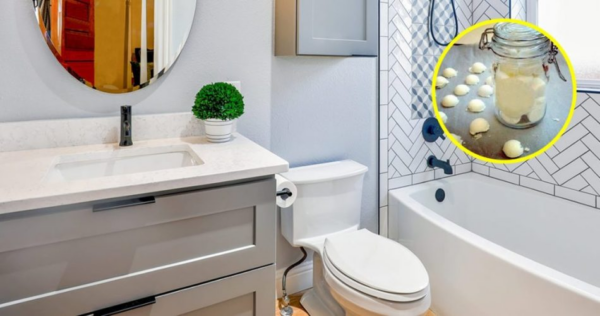 A ponta das bolas para perfumar o banheiro por semanas