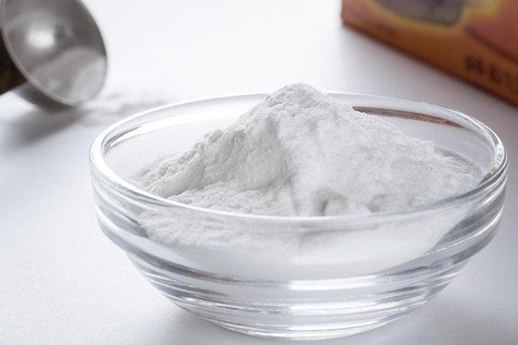 Uma tigela de fermento em pó