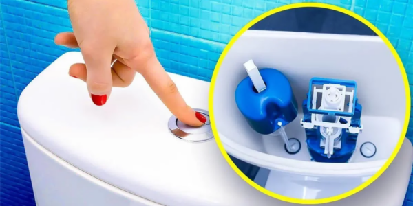 Ao dar descarga dessa maneira, você pode economizar até 30% de água