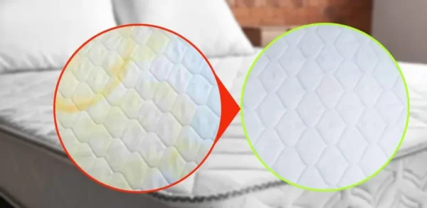 Colchão amarelo, não jogue fora: esse ingrediente maravilhoso deixa tudo branco