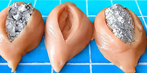 Coloque um pedaço de papel alumínio no frango: um jantar delicioso por apenas 2 euros