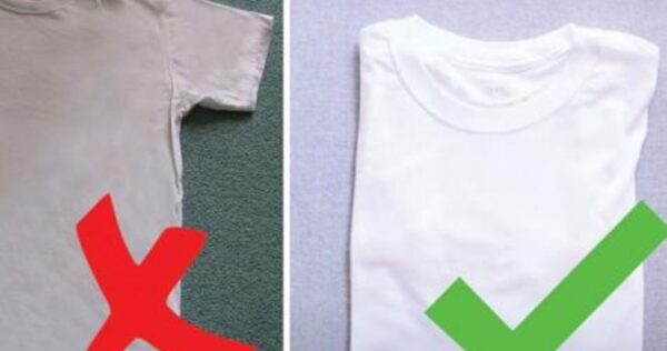 Com uma única colher, o problema do amarelecimento das camisetas está resolvido