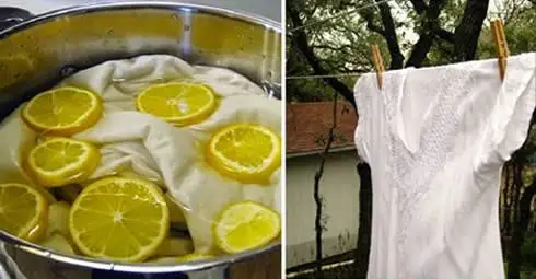 Como branquear roupas naturalmente