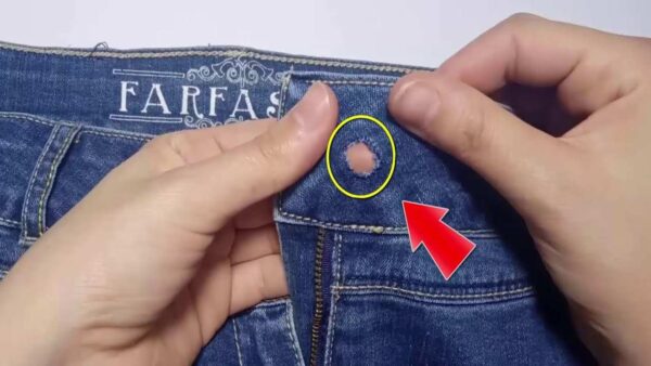 Como consertar botões de jeans rapidamente: uma agulha e pronto