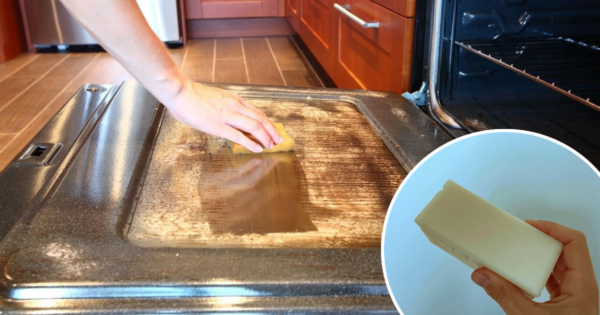 Como desengordurar e perfumar o forno com uma barra de sabão