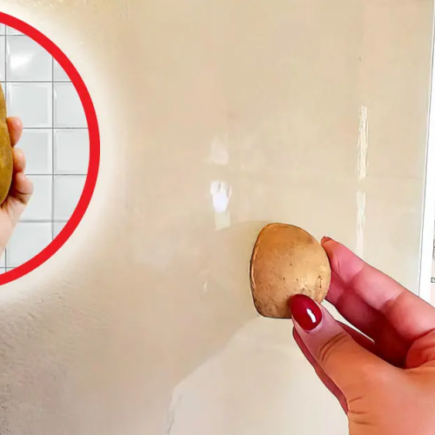 Como limpar todo o chuveiro com batata em pouco tempo?