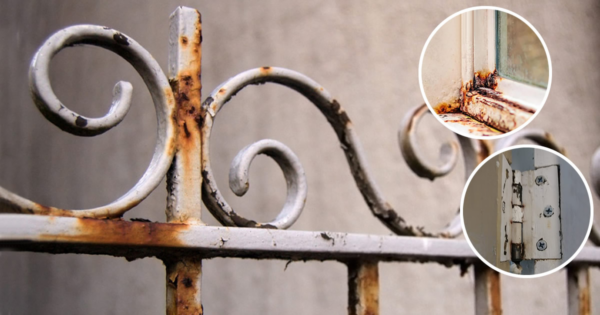 Como remover ferrugem de portas e janelas em 2 minutos