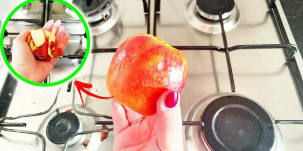 Como usar cascas de maçã para limpar e polir o fogão?