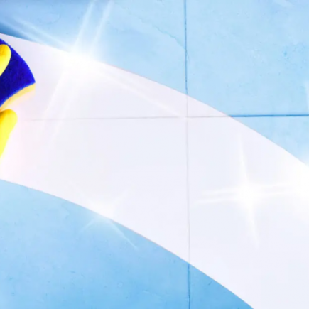 Como você limpa azulejos sem detergente?