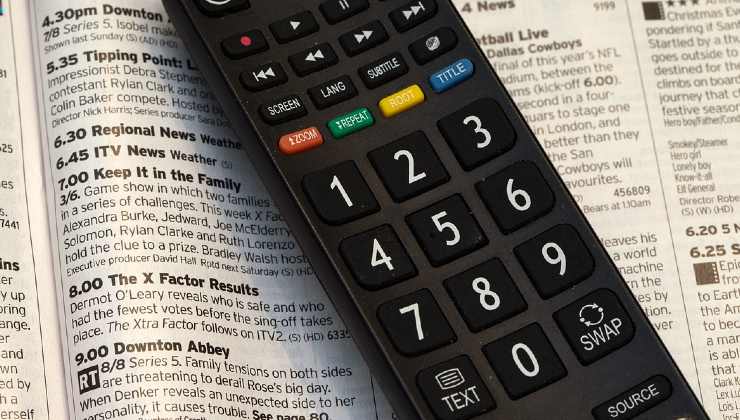 controle remoto da televisão