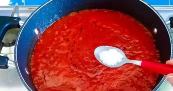 Despeje bicarbonato no molho de tomate, é o segredo do chef  