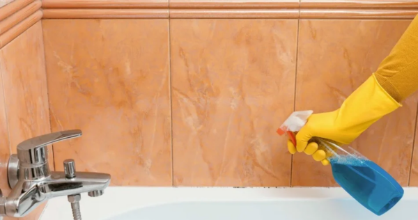 Detergente natural para limpar todo o banheiro